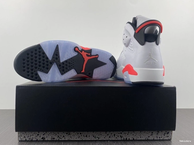 Cheap TBK Infrared Retro Jordan (2014) White 384664-123 6 0709